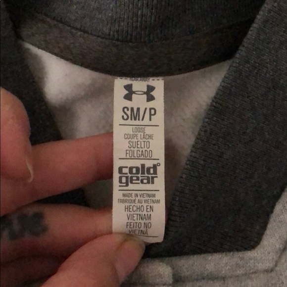 UNDER ARMOUR COLDGEAR GRAY JACKET SZ:S - Picture 3 of 3